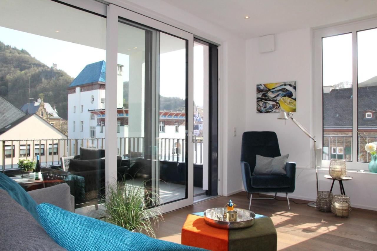 Mosel-Loggia - Luxusapartment -Terrass - Klimaanlage Traben-Trarbach Εξωτερικό φωτογραφία