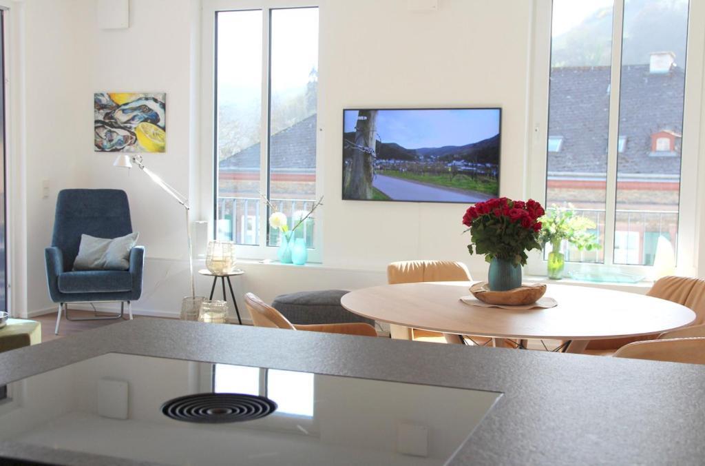 Mosel-Loggia - Luxusapartment -Terrass - Klimaanlage Traben-Trarbach Εξωτερικό φωτογραφία